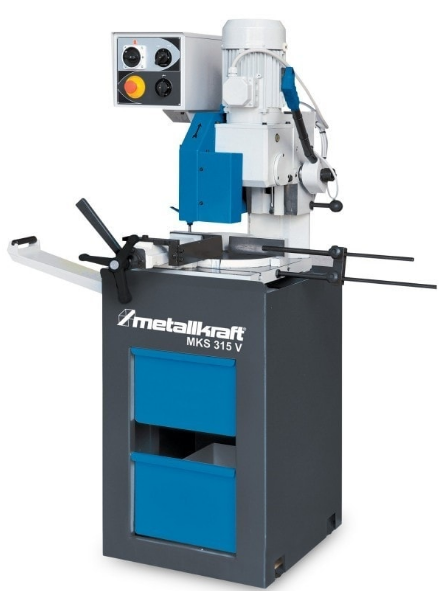 Scie circulaire manuelle verticale Metallkraft MKS 316 V - Ø315 mm - 2 vitesses de coupe - Fabrication européenne_0
