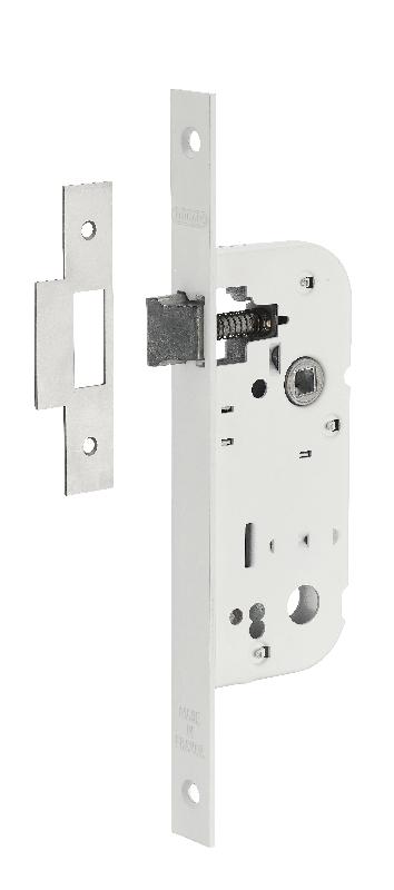 Serrure encastrable pour porte d'intérieur - Bec de cane réversible - Coffre acier embouti - Réf : 00050190 - THIRARD_0