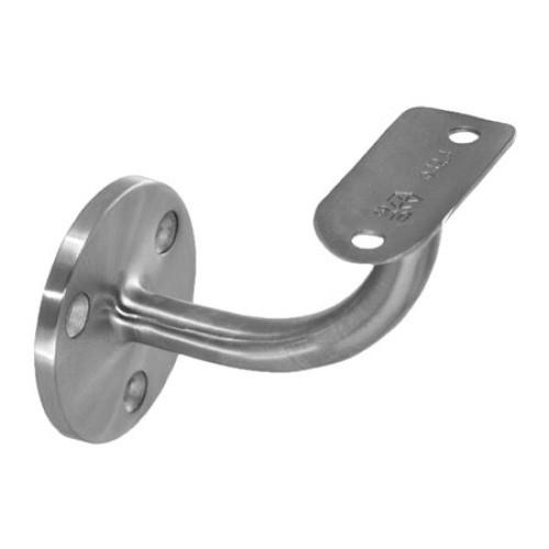 SUPPORT MURAL INOX 304 BROSSÉ POUR TUBE 42,4 MM – FIXATION STANDARD DESIGN PRODUCTION