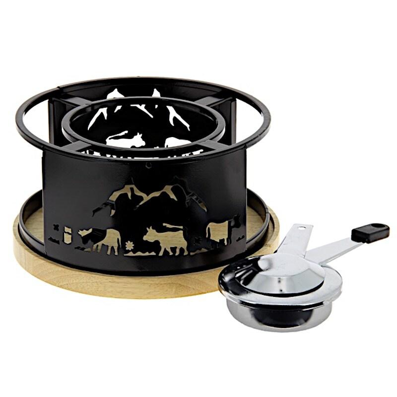 TABLE&COOK TABLEANDCOOK Réchaud à Fondue Vache Noir 3008209f - noir 3760193966732_0