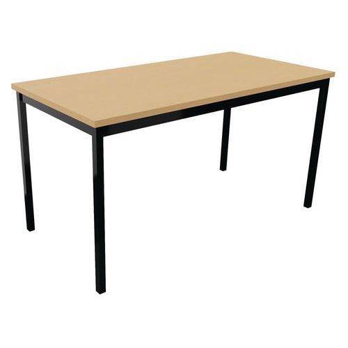 TABLE DE RÉUNION TREFF 140 X 70 HÊTRE / NOIR