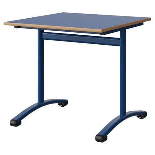 TABLE MALIBU 80X80 T6 DL STRA ALAISÉ BLEU U525/BLEU 5005 - MANUTAN EXPERT