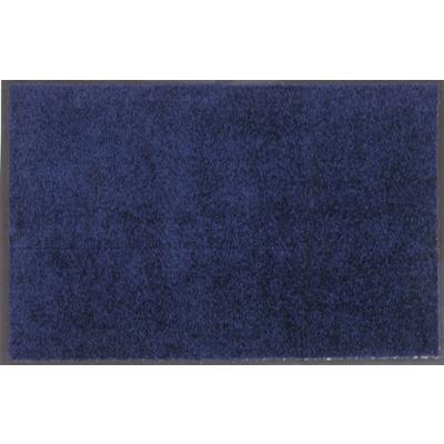Tapis d'entrée Mirande - Bleu 60 x 80 x 0,9 cm - Fibres de nylon sur semelle en PVC caoutchouc_0