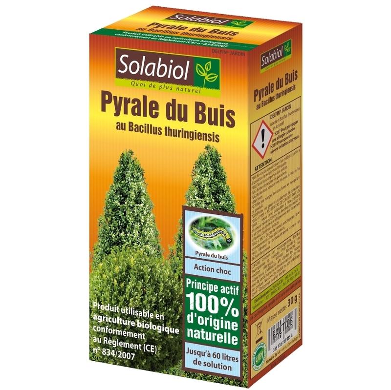TRAITEMENT PYRALE DU BUIS (BACILLUS THURINGIENSIS) SOLABIOL Comparer les prix de TRAITEMENT TRAITEMENT PYRALE DU BUIS (BACILLUS THURINGIENSIS) SOLABIOL Comparer les prix de TRAITEMENT