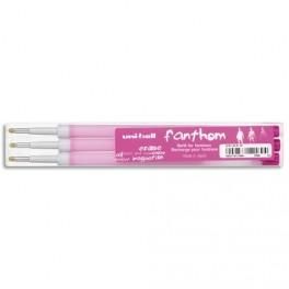 UNIBALL POCHETTE DE 3 RECHARGES POUR ROLLER FANTHOM ROSE UFR122/07RE
