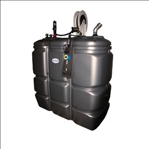 970371 - Cuves à huiles et lubrifiants Renson - 1000L - Réservoir double paroi garanti 10 ans avec pompe pneumatique 5:1_0