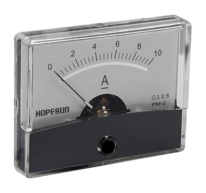 sourcingmap Classe 2.5 A 85L1 AC 0–20mA rectangulaire AMPEREMETRIQUE AMPERMETRE analogique pour ampèremètre