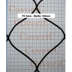 Bâche, filet et capot pour remorque - Coveric - filet sans nœuds en polypropylène - épaisseur du fil 3mm_0