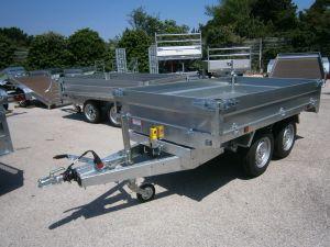 Benne Lider 256x148 - 2500 kg PTC - Pompe électrique - 2 essieux - Promo_0