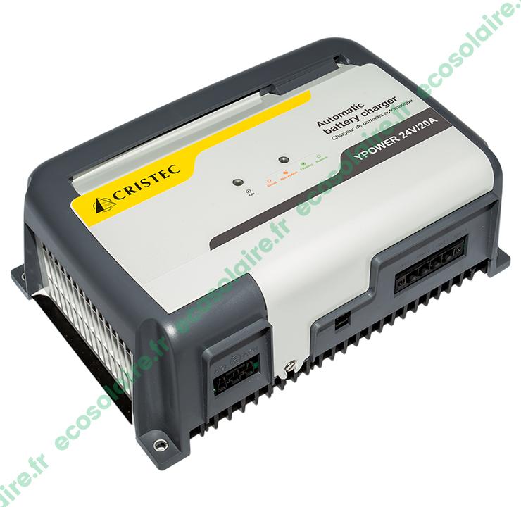 Chargeur de batterie YPOWER 20A 24V - 3 sorties - Pour batteries 200Ah à 300Ah_0