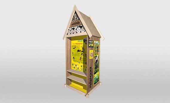 Ecostyle - meuble présentoir en bois - Pos Factory - présentoirs au sol personnalisables_0