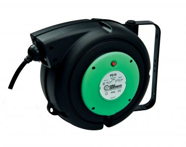 Enrouleur électrique automatique à ressort - 10 mètres - cliquet supprimable - P510 - IP42 - câble H05VV-F 3G2,5 mm²_0