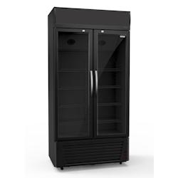FrigeluX Armoire réfrigérée  559 L avec top lumineux, couleur Noir, Classe E MAXIMA65N - noir MAXIMA65N_0