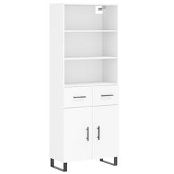 Helloshop26 - Buffet bahut commode armoire meuble de rangement organisateur cuisine salle de séjour salon haut 69,5 x 34 x 180 cm 02_0032664 - 300021_0