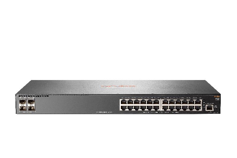 Hewlett Packard Enterprise Aruba 2930F 24G 4SFP Géré L3 Gigabit Ethernet (10/100/1000) Gris 1U_0