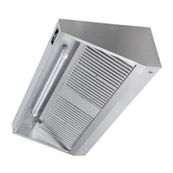 Hotte murale avec moteur 1500x700x450 mm avec variateur, éclairage, filtre et robinet de vidange PREMIUM / GOLDINOX - 3701770824564_0