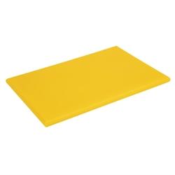 Hygiplas planche À Découper Épaisse Jaune - L 450 x P 300mm - jaune plastique J039_0