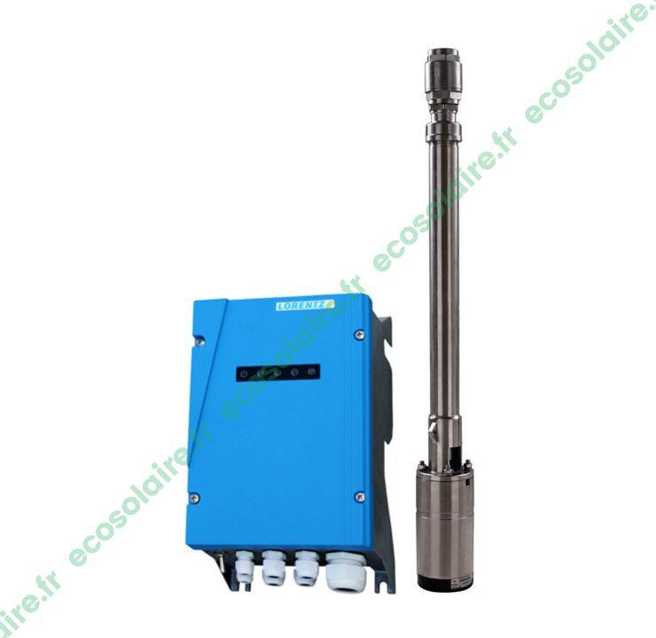 Pompe immergée solaire LORENTZ PS2-1800 HR-05HL-X - Débit max 0.97m³/h - Hauteur max 250m - Avec contrôleur Data Module_0