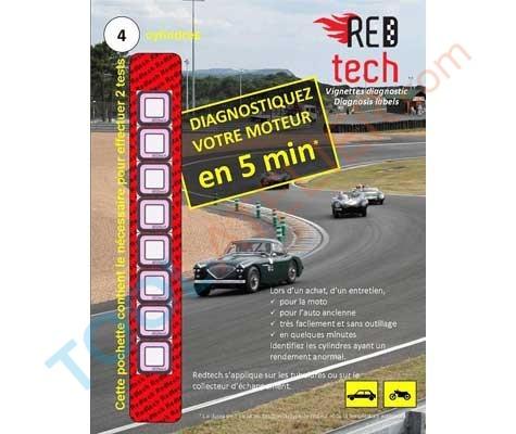 REDTECH - DIAGNOSTIC POUR UN MOTEUR 4 CYLINDRES