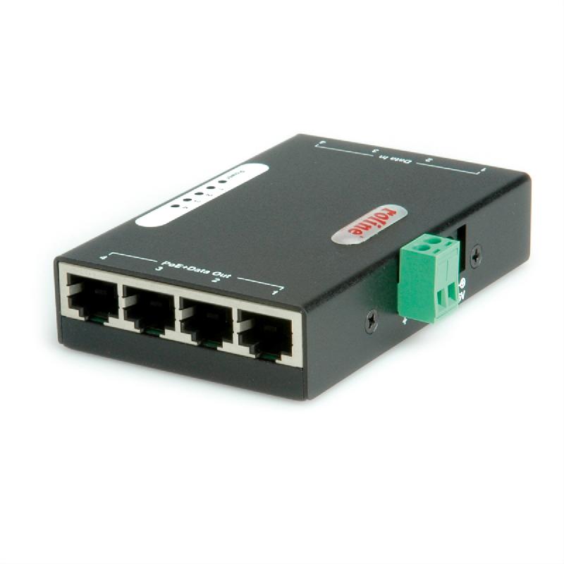 ROLINE Injecteur PoE Gigabit Ethernet, 4 ports_0
