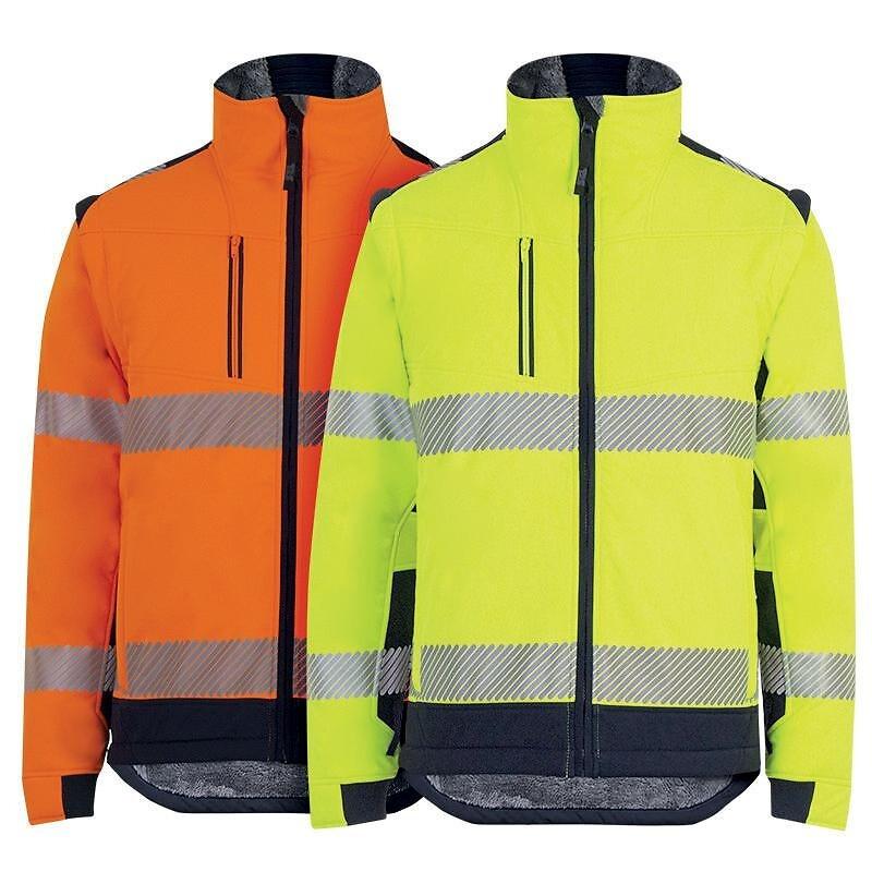 Softshell sherpa coloris orange taille s_0