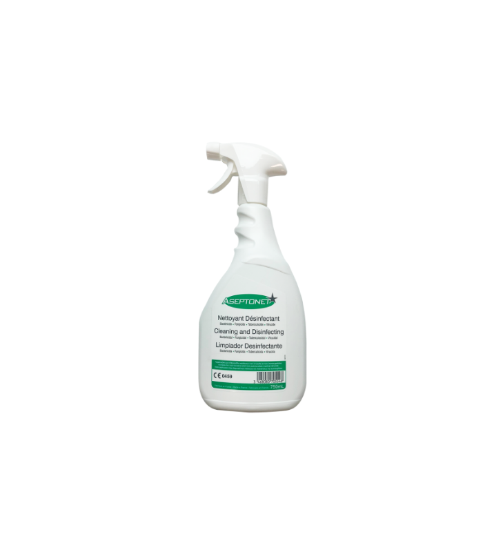 Spray détergent/désinfectant aseptonet 750ml - détergent désinfectant de surface_0