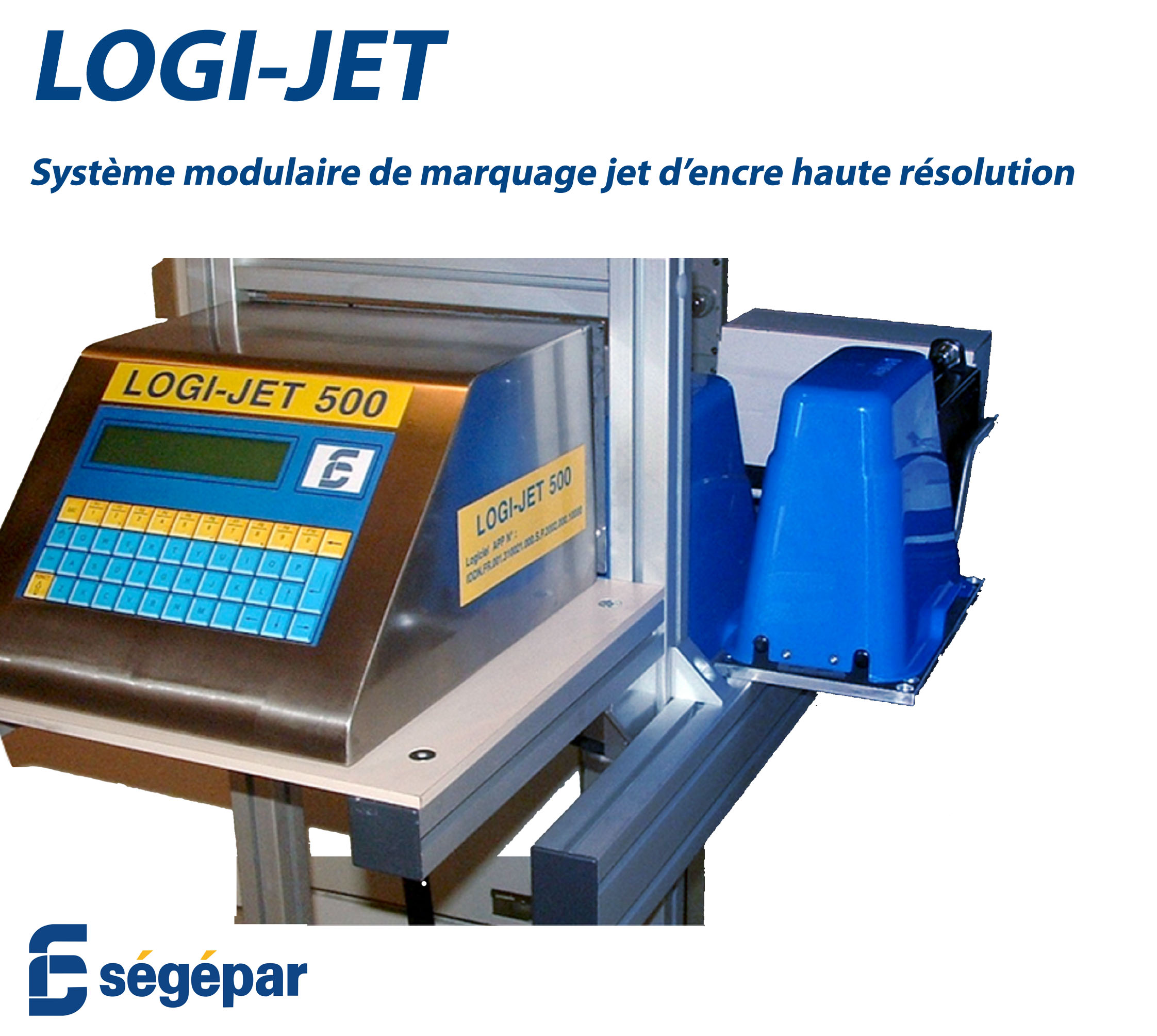 Système de marquage jet d'encre haute résolution avec une vitesse de 30 m/minute - logijet_0