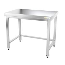 Table de travail en inox 1000 x 500 mm avec renfort PREMIUM / GOLDINOX - inox 3701770805464_0