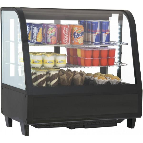 Vitrine réfrigérée à poser 100 L, 160 W (Couleur: Noir - Réf CVR100LN-4)_0