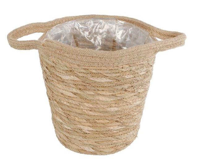 Van Manen Amanda - Pot de fleurs 23 cm en roseau naturel - Gifts Amsterdam_0