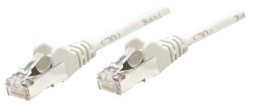 IC Intracom 329927 - Câble réseau CAT5e RJ-45 5m - Connecteurs plaqués or - Gris_0
