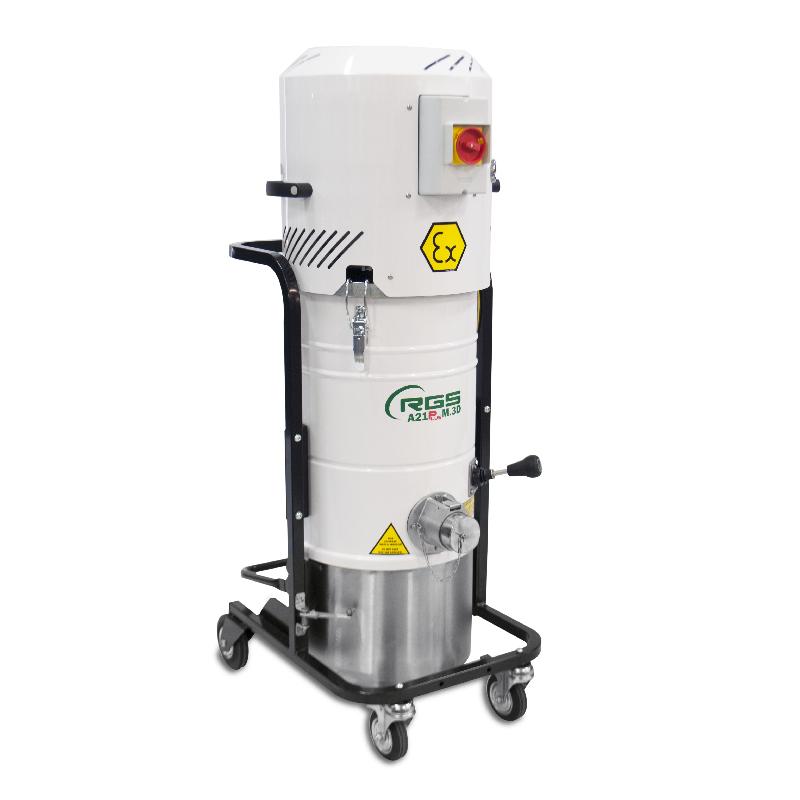 Aspirateur industriel ATEX - A 21PMX1.3D - Compact, monophasé, cuve inox 25L_0