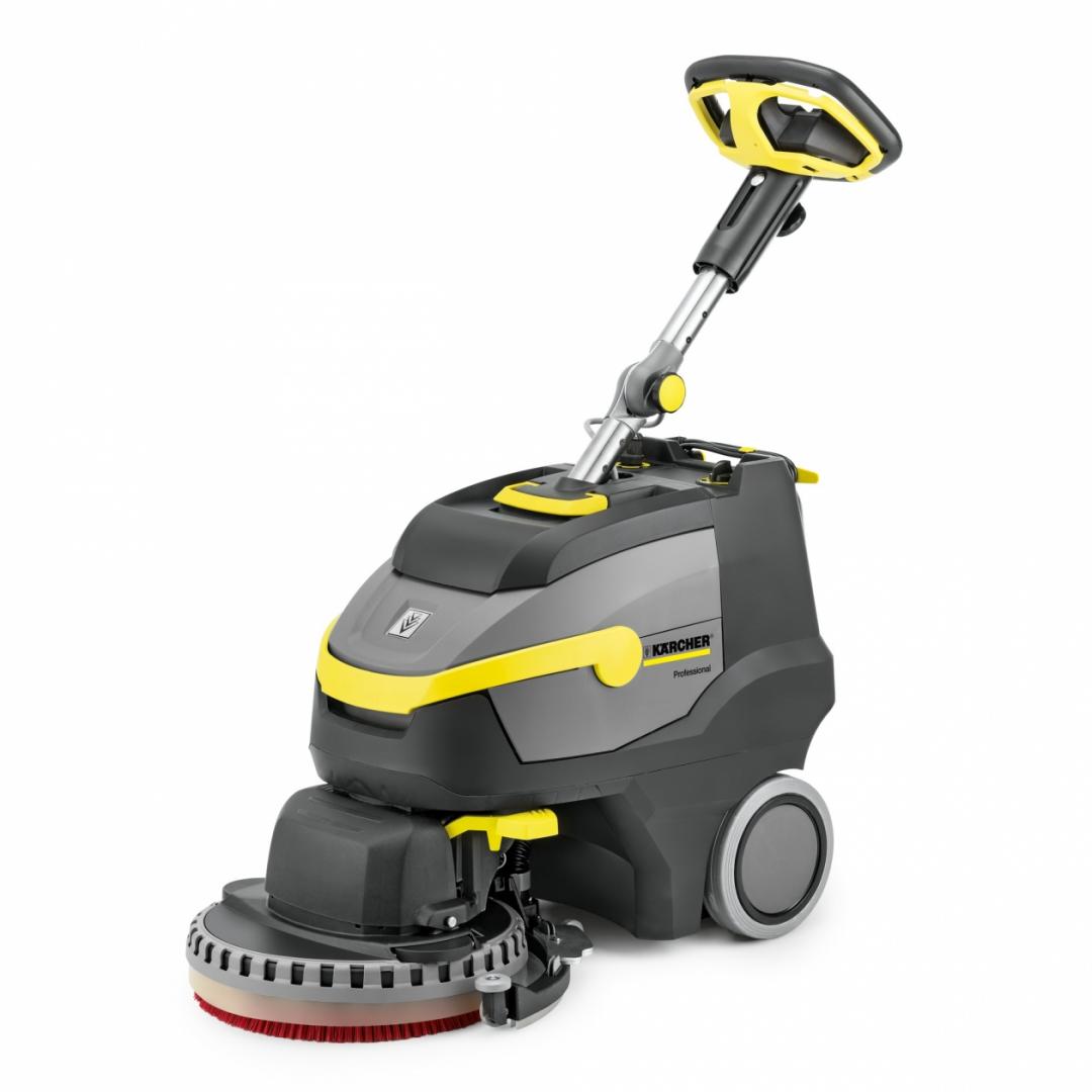 Autolaveuse accompagnée Karcher BD 18/12 C - à batterie avec tête pivotante - largeur de travail 380 mm - cuve 12 L / 12 L_0