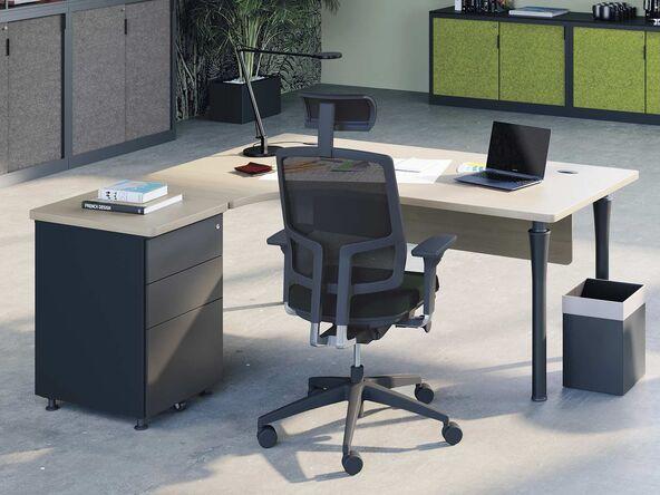 Bureau de direction Timmos avec rangements intégrés_0