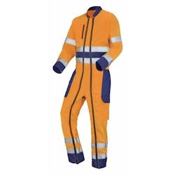 Cepovett - Combinaison 2 Fag Fluo Base XP Orange / Bleu Marine Taille XS - XS orange 3603624998219_0