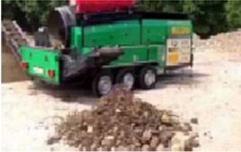 Cribles pour mines et chantiers - rendement 50t/h - réglage 0/10 ou 0/30 mm - idéal pour recyclage et tri de terre_0