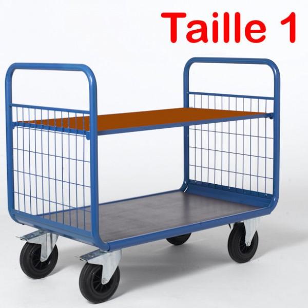 Desserte d'atelier Rolléco - plateau grillagé ou tubulaire - plateau réglable - capacité 500 kg_0