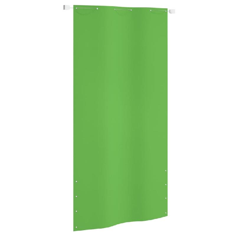 ÉCRAN DE BALCON BRISE PARE VUE PROTECTION CONFIDENTIALITÉ 120 X 240 CM TISSU OXFORD VERT CLAIR 02_0010422_0