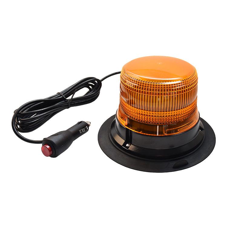 Gyrophare magnétique LED 12/24V - 19782-03 - Base magnétique, 13 modes, IP65, ECE R65 classe 1_0