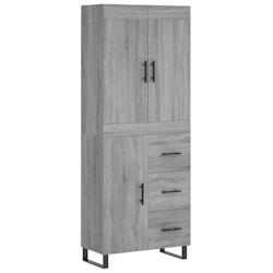 Helloshop26 - Buffet bahut commode armoire meuble de rangement organisateur cuisine salle de séjour salon haut sonoma 69,5 x 34 x 02_0035418 - 300021_0