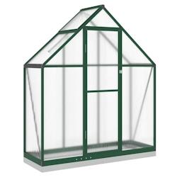 Helloshop26 - Serre tente abri plante fleur légumes avec cadre de base 169 x 58 x 202 cm aluminium vert 02_0044495 - 3000220200539_0