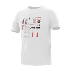 Lafont - Tee-shirt de travail manches courtes mixte PILOT Blanc Taille XL - XL 3609705817714_0