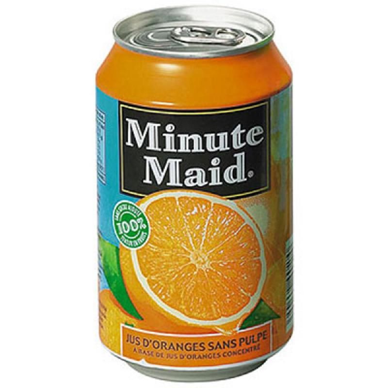 MINUTE MAID BOITES JUS ORANGE MINUTE MAID 33 CL (LOT DE 24)