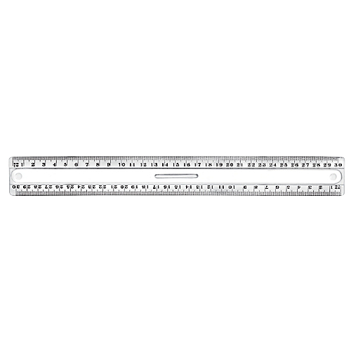 RÈGLE JPC 61031090 TRANSPARENT PLASTIQUE 30 CM