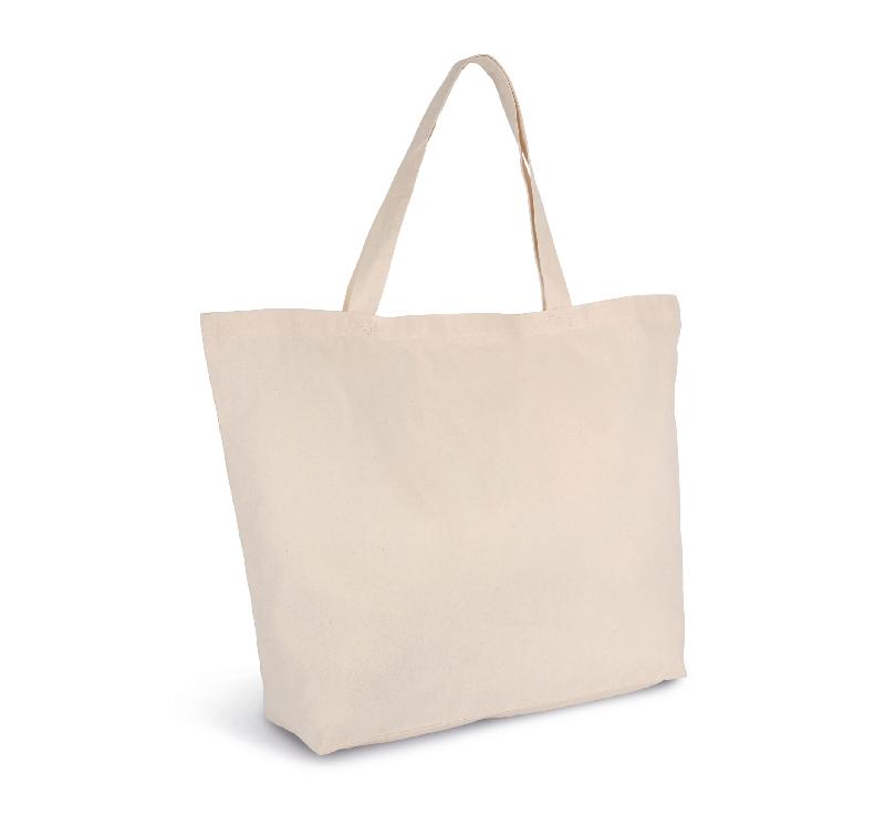 Sac shopping extra large en coton - 100% personnalisable - Réf: KI0292 - Marque: Kimood - 150 g/m²_0