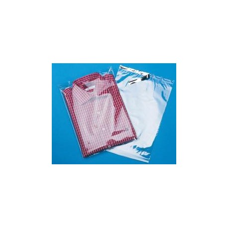 Sachet plastique haute brillance à fermeture adhésive - qualité alimentaire - trou de ventilation - épaisseur 40 microns_0
