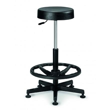 Tabouret informatique réglable - assise pivotante - norme européenne - garantie 10 ans_0