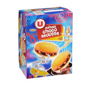 U LOONEY TUNES 8 GOÛTERS CHOCO-MOUSSE 230 G_0