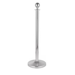 WAS Germany - Poteau de délimitation Classic Eco, boule, inox poli miroir (3300001) - inox 3300 001_0