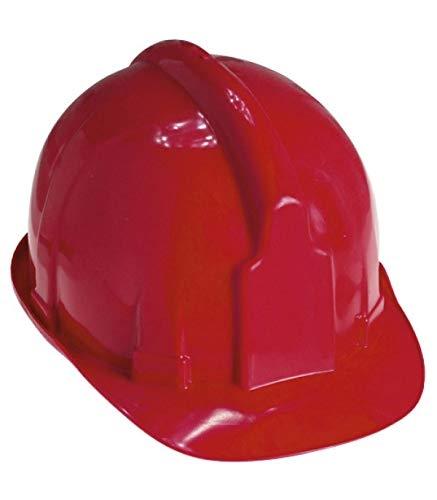 Casque de chantier Maurer rouge - norme EN397 - protection chocs, perforations et flammes_0